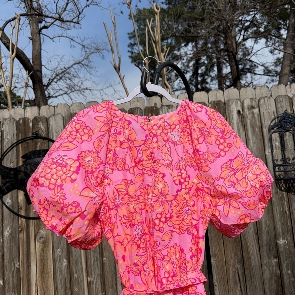NWOT Lilly Pulitzer Knoxlie Dress Mandevilla Baby Days Bloom Size 12 - Picture 5 of 16